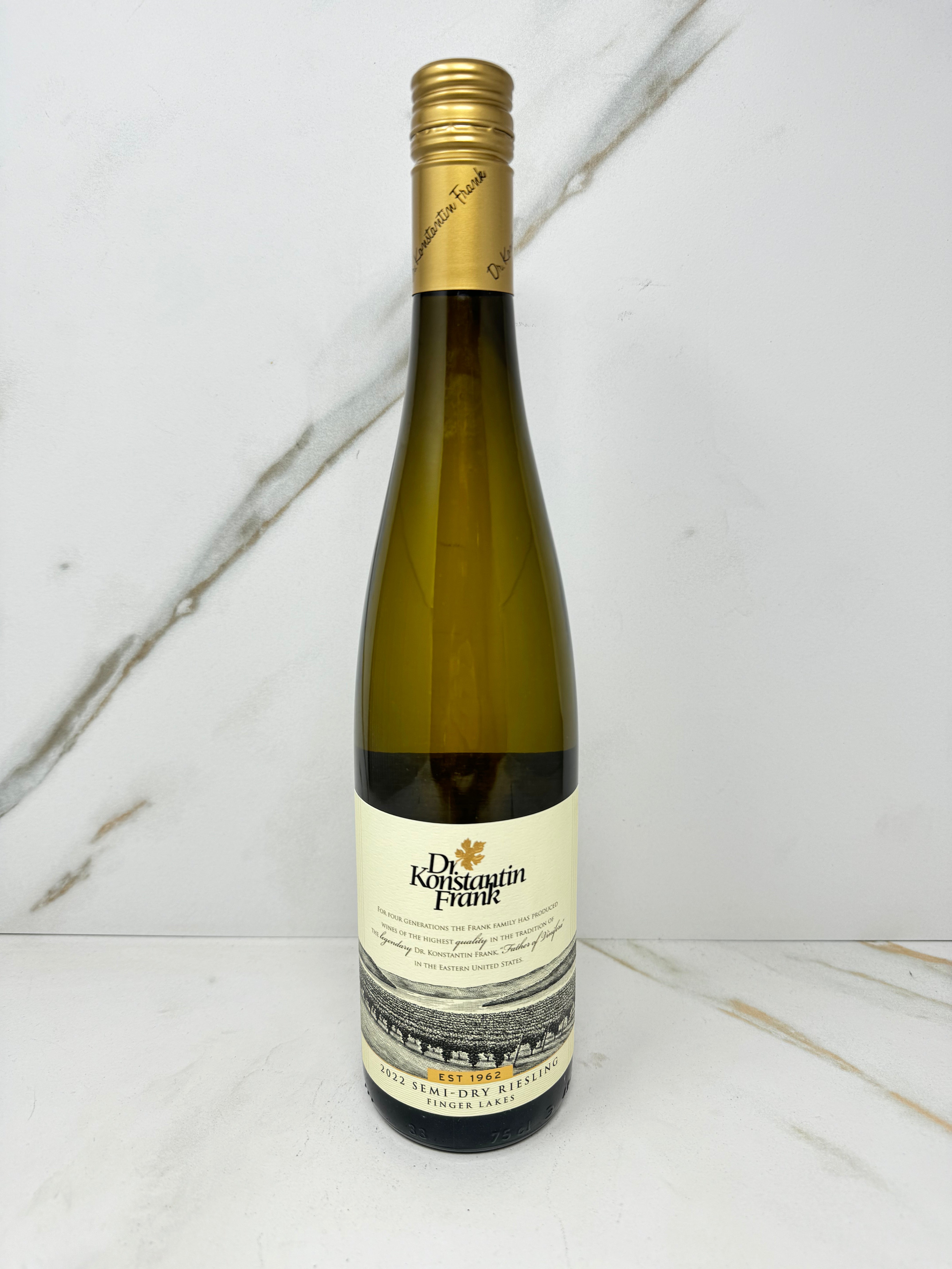 Dr Frank Konstantin, Riesling, Semi Dry, New York, 750mL – DrinkPLG