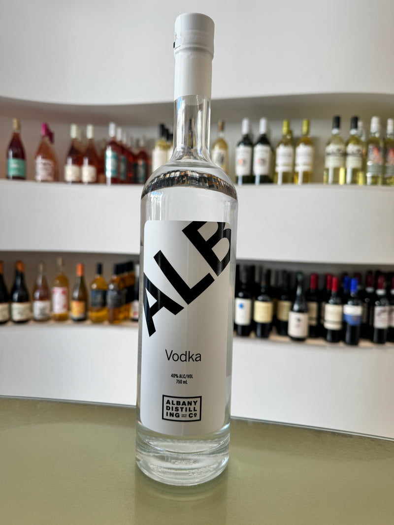 Albany Distliing, ALB Vodka, New York, 750mL