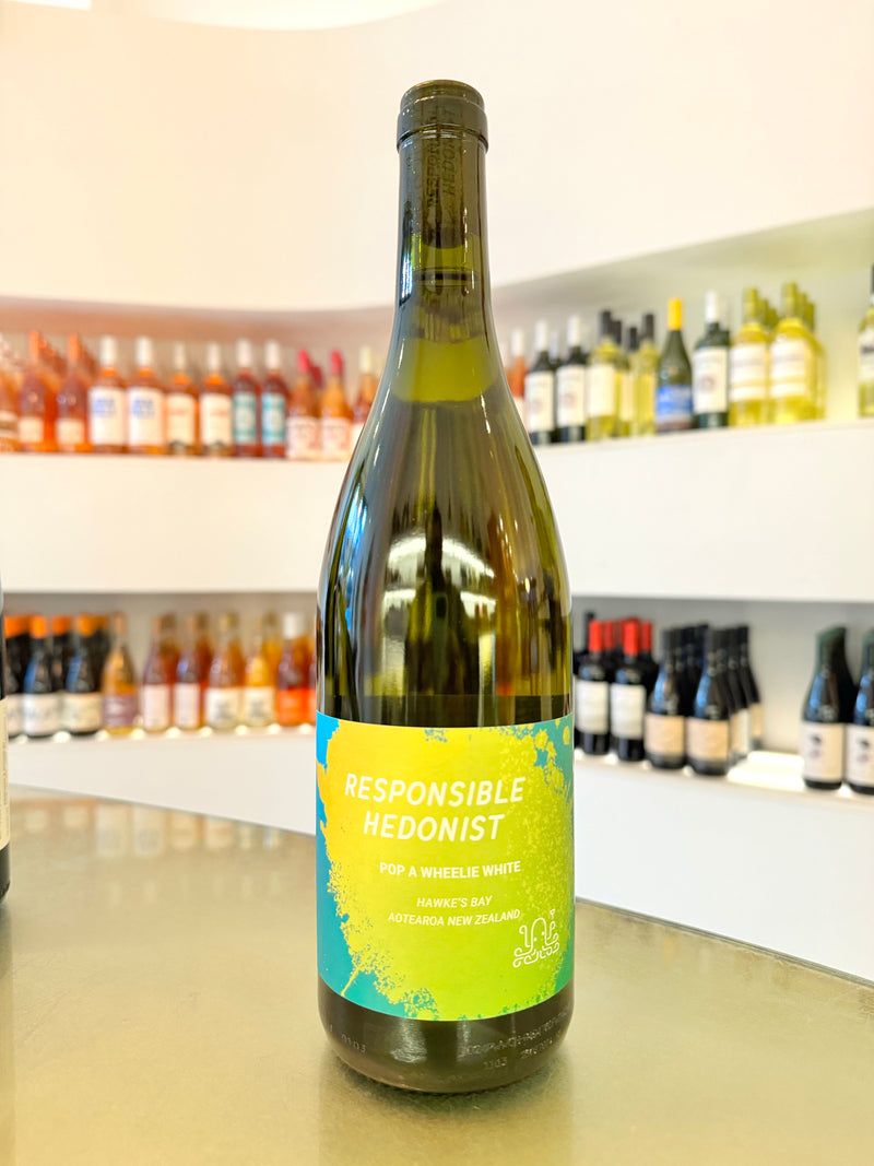 Responsible Hedonist, Pop a Wheelie White, Chardonnay, New Zealand, 750mL