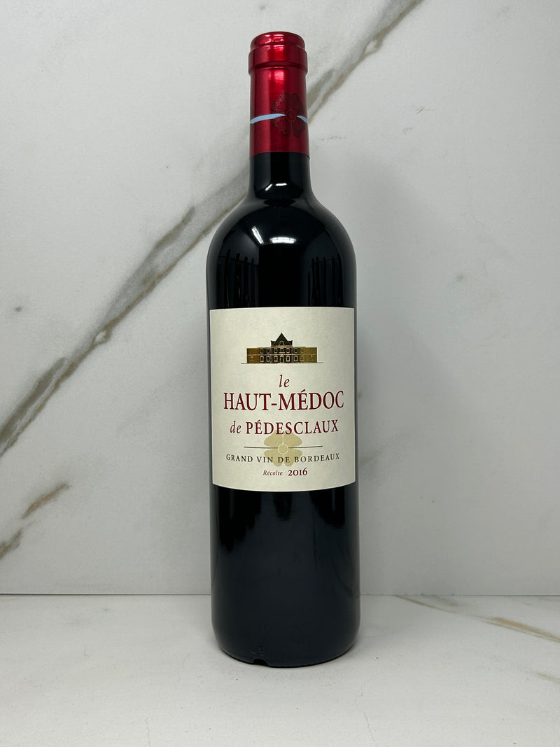 Chateau Pedesclaux, le Haut-Medoc de Pedesclaux, Bordeaux, France, 2016, 750mL