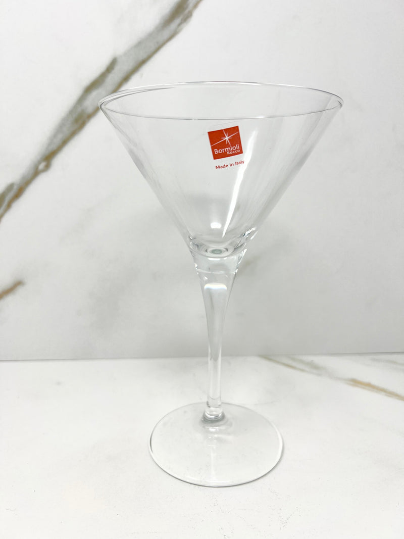 Viski Stemmed Crystal Martini Glasses -Stemmed Martini Cocktail